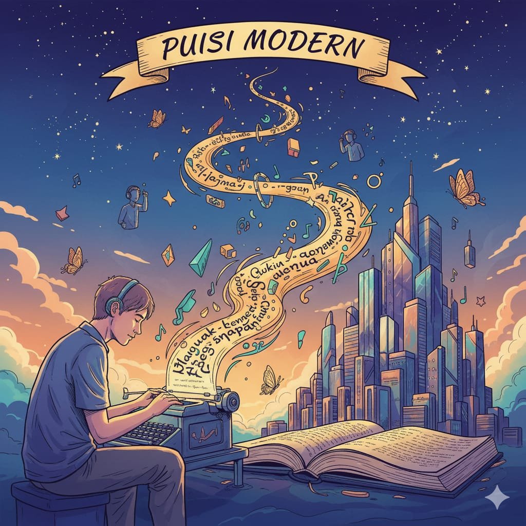 Ciri-Ciri Puisi Modern: Saat Penyair Tak Lagi Takut Melanggar Kaidah